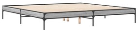 Estrutura de cama 180x200 cm derivados madeira/metal