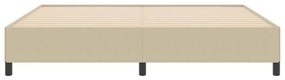 Estrutura de Cama vidaXL Verde Claro Cinza 200x200 cm Tecido Canelado