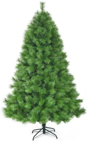 Árvore de Natal 2,1m com 808 ramos em 100% PVC, perfeito como decoração