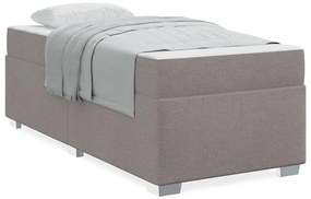 Estrutura da Cama Cinzento-acastanhado 90 x 190 cm tecido