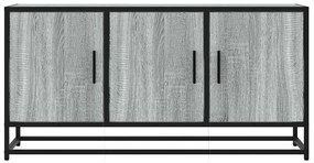 Móvel p/ TV 100x35x50cm derivados madeira/metal cinzento sonoma