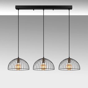 Candeeiro de Teto Telkure – Preto Antigo – 101 x 31 x 105 cm
