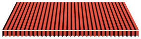 Lona para toldo laranja e castanho 450x300 cm