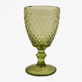 Pacote De 4 Copos De Vinho De Vidro Koviran 32 Cl Verde Hortelã - Sklum