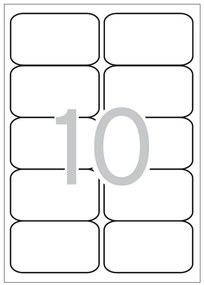 Etiquetas Autocolantes 99,1x57mm 100 Fls Multi3