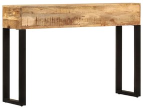 Mesa consola 110x30x76 cm madeira de mangueira maciça