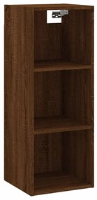Armário alto 34,5x34x180cm madeira processada carvalho castanho