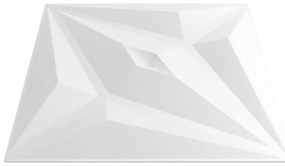 Painéis de parede 48 pcs 50x50 cm 12m² XPS estrela branco
