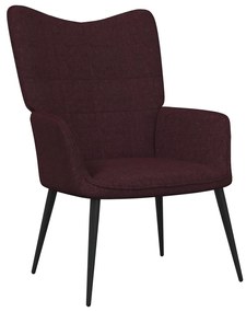 Cadeira de descanso tecido roxo