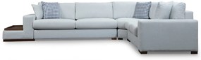 Sofá de Canto Loop - Branco - 282 cm x 363 cm x 95 cm x 85 cm