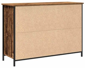 Buffet VidaXL de Madeira Antiga 100x35x70 cm em Madeira Ingeneriada e
