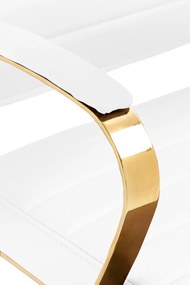 Cadeira de Escritório Havana Couro Sintético Branco