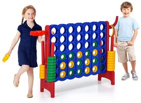 Jogo Connect 4 gigante Jumbo com 42 anéis - Branco