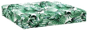 Almofadões p/ móveis paletes 3 pcs tecido oxford padrão folhas