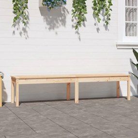 Banco de jardim c/ 2 lugares 203,5x44x45 cm pinho maciço