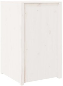 Armário de cozinha p/ exterior 55x55x92 cm pinho maciço branco