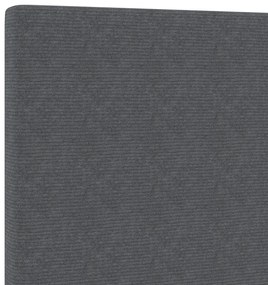 Cabeceira vidaXL Design Simples Cinza Escuro 140 cm Tecido de Corduroy