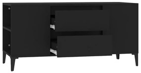 Móvel para TV 102x44,5x50 cm derivados de madeira preto