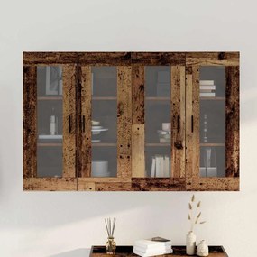 Armários de Parede 2 peças Madeira Velha 69,5 x 34 x 90 cm - Madeira I