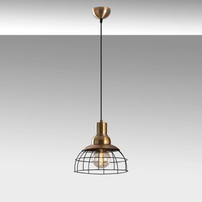 Candeeiro de Teto Wire – Preto – 28 x 28 cm