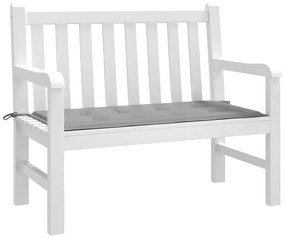 Almofadão p/ banco de jardim 100x50x4cm tecido oxford cinza