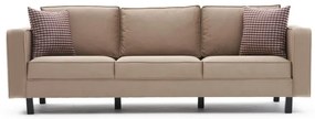 Sofá de 3 Lugares Kale – Creme – 222 cm x 83 cm x 91 cm