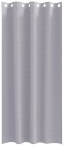Cortinas 2 pcs Cinza Metálico 245 x 140 cm Poliéster