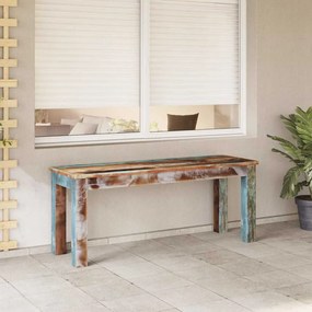 vidaXL Banco 110x35x45 cm madeira reciclada maciça