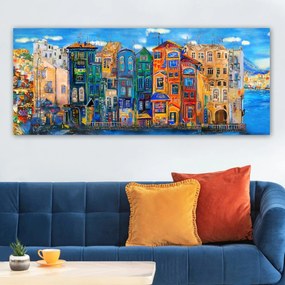 Pintura Decorativa em Tela YTY233816548_50120 – Multicolor – 50 x 120
