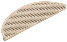 Tapetes escada adesivos aspeto sisal 30 pcs 56x17x3 cm berbere