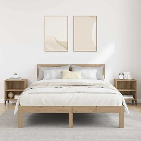 Criados-mudos 2 pcs Carvalho Artesanal 40x30x50 cm Madeira engenheirad
