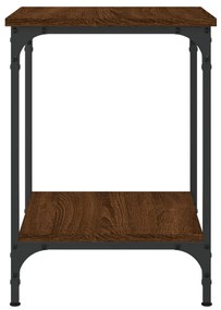 Mesa de centro 40x40x55 cm derivados madeira carvalho castanho