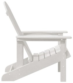 Cadeira Adirondack Branca 74x82x91 cm HDPE