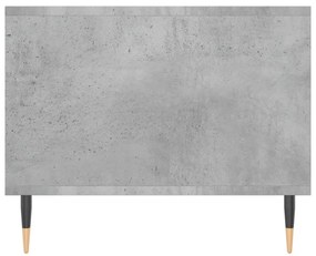 Mesa de centro 102x50x40 cm madeira processada cinza cimento