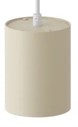 Candeeiro suspenso moderno bege com branco para sistema de calhas monofásico GU10 70mm - Iconic Holt Moderno