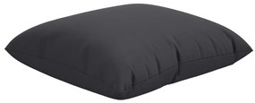 Almofadas de sofá 4 pcs 40x40 cm tecido preto