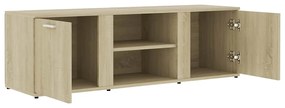 Móvel de TV 120x34x37 cm derivados de madeira carvalho sonoma