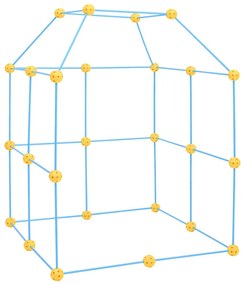 72 pcs kit de construção de forte para crianças