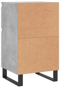 Aparadores 2 pcs 40x35x70 cm derivados de madeira cinza cimento