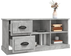 Móvel de TV 102x35,5x47,5 cm derivados de madeira cinza cimento