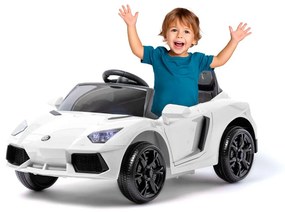 Lamborghini Roadster CARRO ELÉTRICO INFANTIL 12V BRANCO