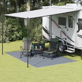 vidaXL Tapete para Barraca Cinzento azulado 250 x 400 cm Polietileno