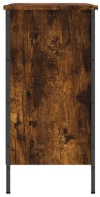 Sapateira 100x35x70 cm derivados de madeira carvalho fumado