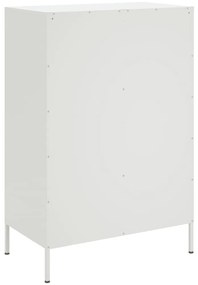 Móvel alto 68x39x101,5 cm aço branco