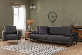 Cadeira Wing Mustang – Antracite – 88x86x88 cm