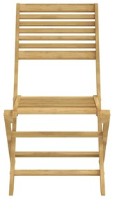 Conjunto de jantar p/ jardim 5 pcs madeira de acácia maciça