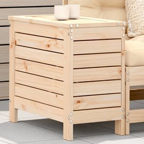 vidaXL Apoio pés para jardim 62x31,5x52 cm madeira de pinho maciça