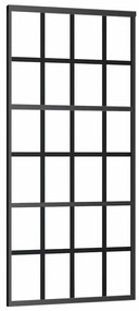 Porta deslizante c/ conj. ferragens 90x205cm vidro ESG/alumínio