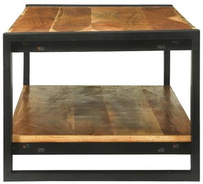 Mesa de Café 120x50x38 cm de Madeira Sólida de Acácia