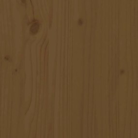 Sofás de canto com almofadões 2 pcs pinho maciço castanho-mel